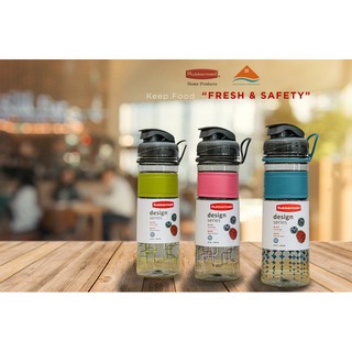 Bình Nước Rubbermaid Bằng Nhựa Tritan Màu Xanh Dương, Bình Nước 600ml - Phân Phối Chính Hãng