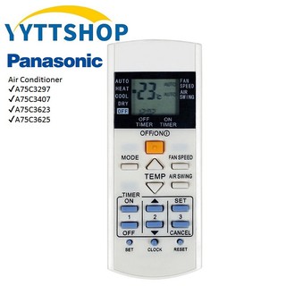 Điều Khiển Từ Xa Dùng Cho Máy Điều Hòa Panasonic A75C3297 A75C3407 A75C3623 A75C3625