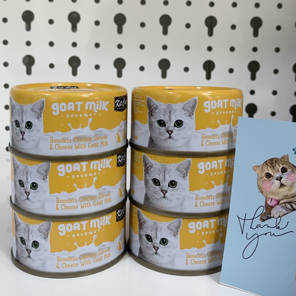 Pate Cho Mèo - Pate Kitcat Goatmilk, Gravy Cao Cấp Cho Mèo 70G