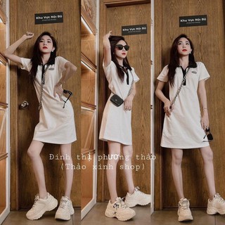 VÁY SUÔNG POLO ANIE , váy nữ mùa hè chất đẹp kèm video thật