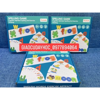 Bộ xếp chữ gỗ đánh vần