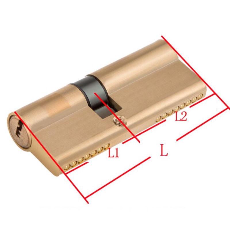 Ruột khóa tay gạt lõi đồng 70X32