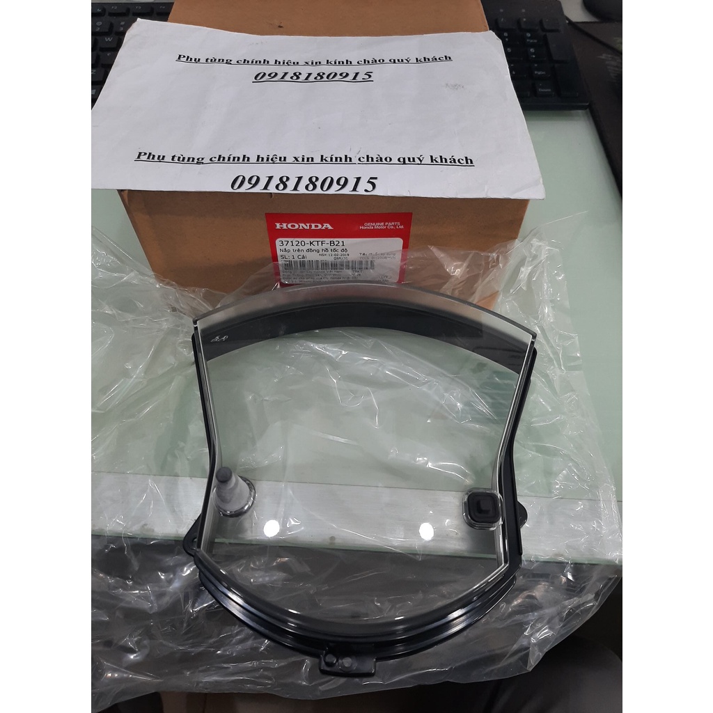 Nắp trên đồng hồ tốc độ mặt kính đông hồ sh nhập 2010-2012 honda
