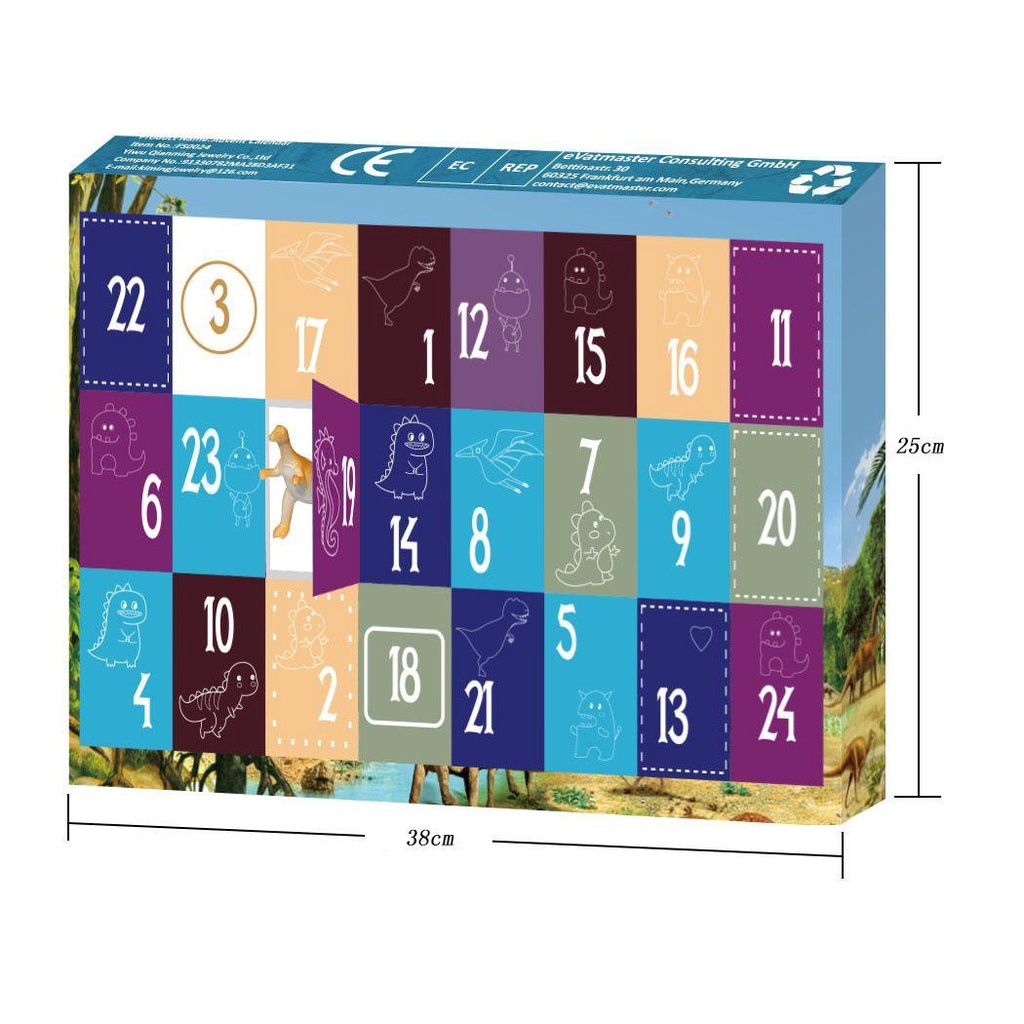 Set 24 Mô Hình Khủng Long Đồ Chơi Giáo Dục Cho Bé