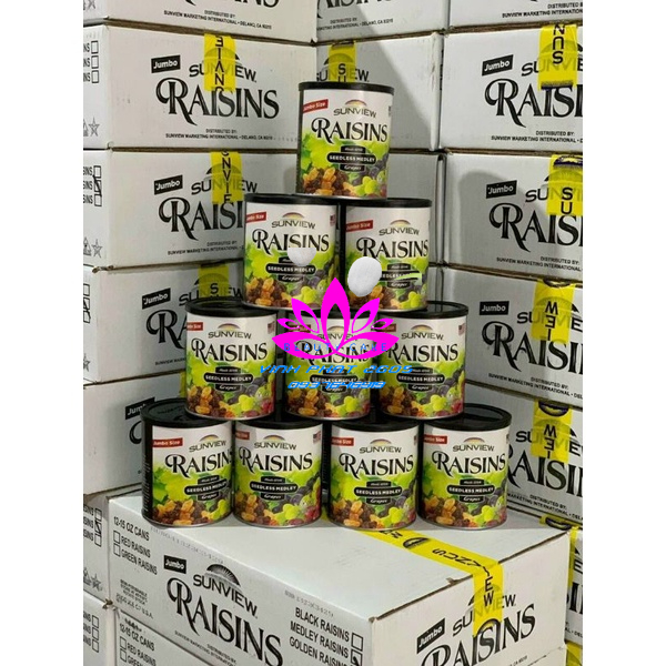 [Hàng Chọn Lọc]Nho Khô Raisins 425gr hàng tặng bao sịn.