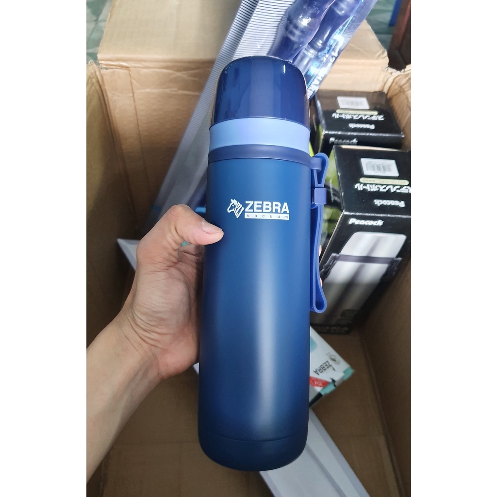 Bình giữ nhiệt có dây xách 500ml - Zebra 112651