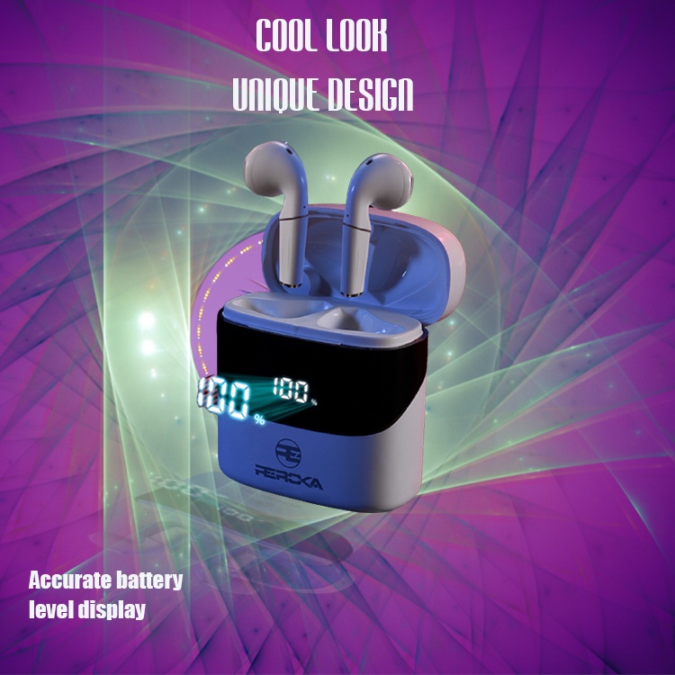 Tai Nghe Bluetooth REROKA CYBORG True Wireless V5.0