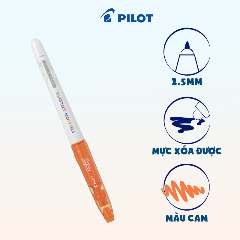 Bút dạ quang Pilot Frixion Colors dạ quang xóa được