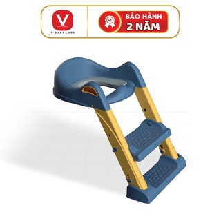Bệ Thu Nhỏ Bồn Cầu Có Thang Đi Vệ Sinh Cho Bé V-BABY W2 & W2S & W1(Hàng Chuẩn Cao Cấp)
