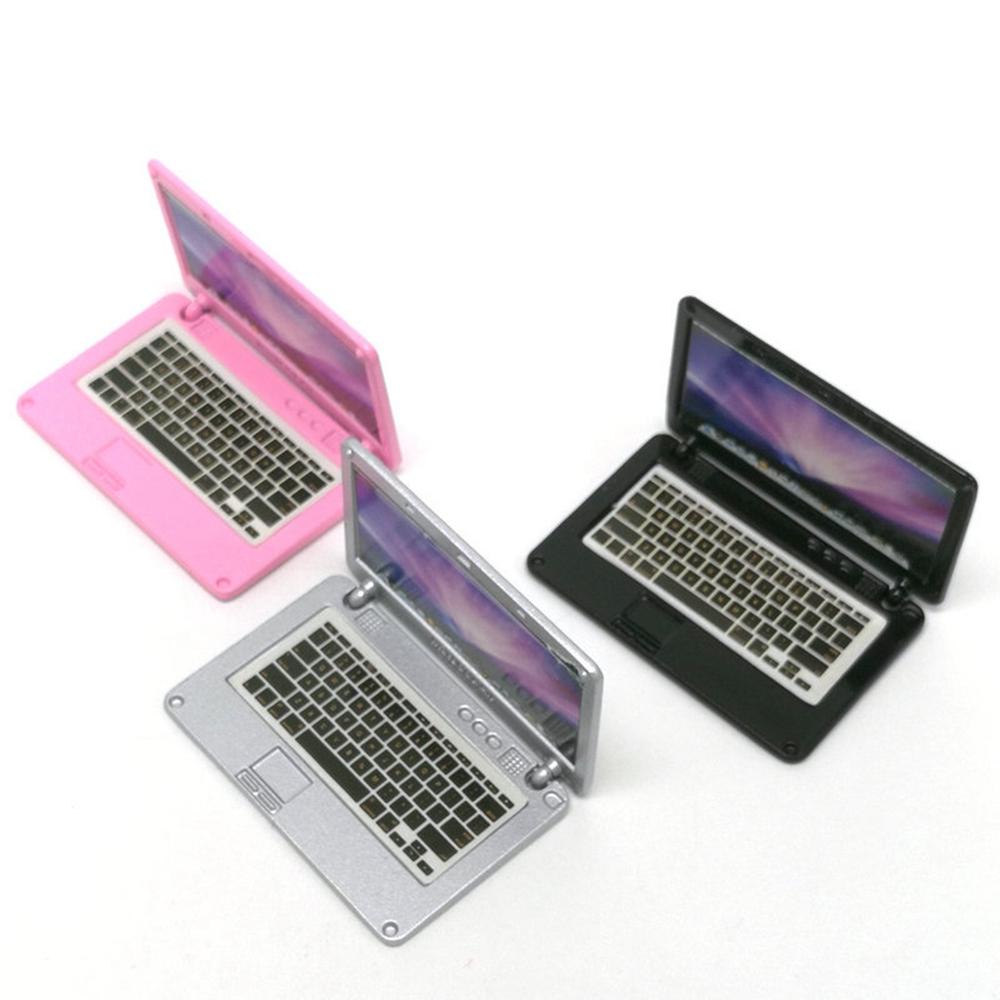 Laptop Đồ Chơi Dễ Thương Cho Nhà Búp Bê
