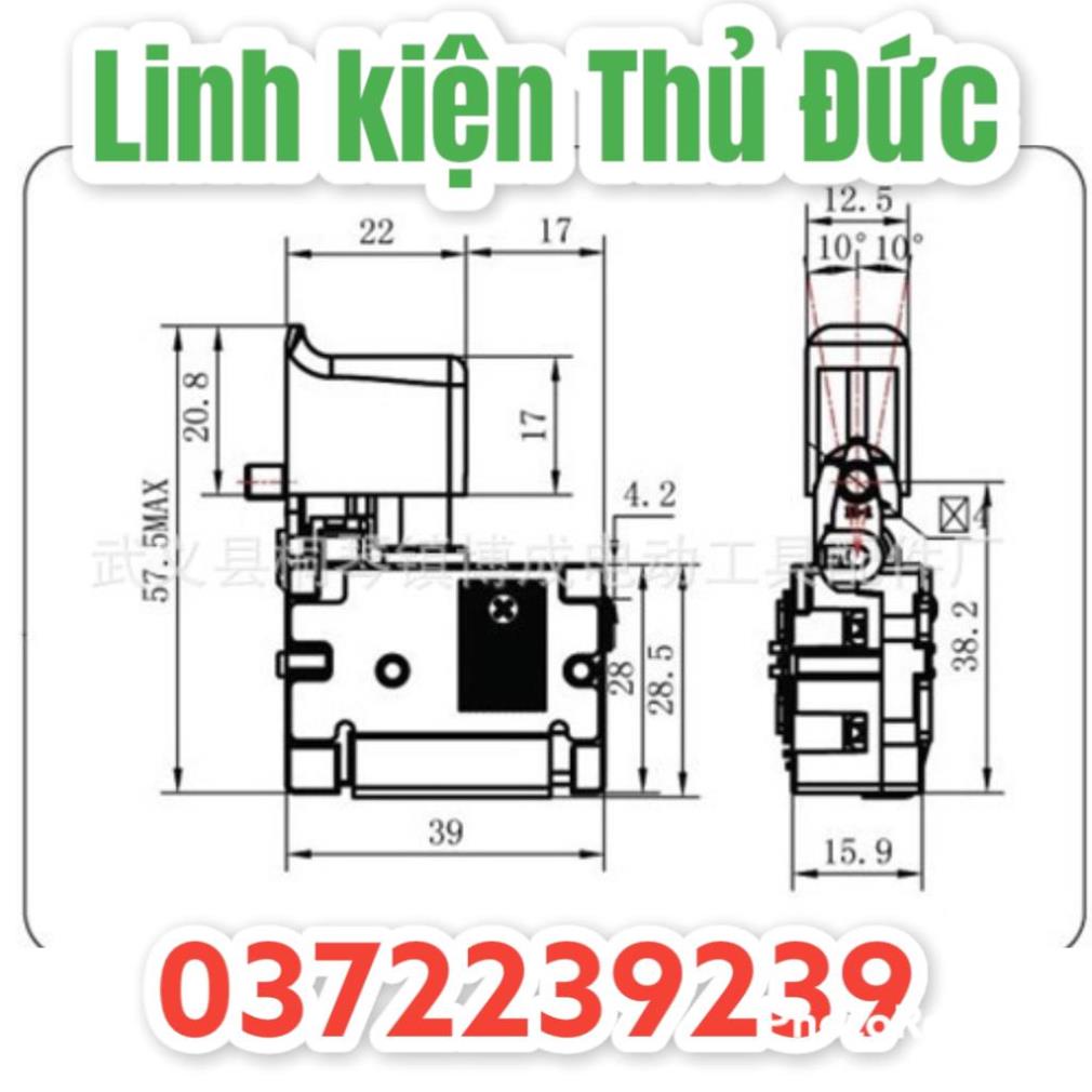 Lktd BN. Công tắc, Cò máy khoan, bắn vít hitachi  gần giống cò rin theo máy