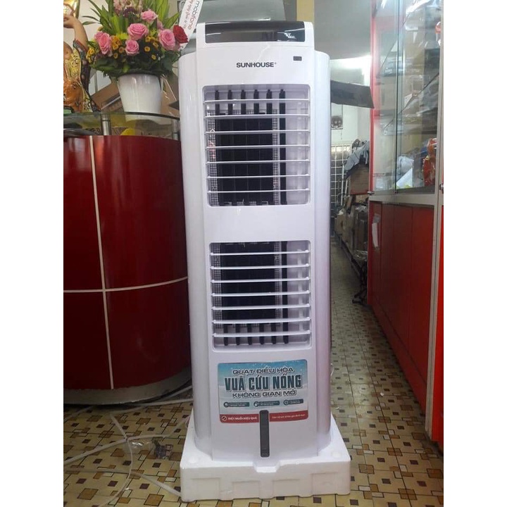 Quạt Điều Hòa Hơi Nước Sunhouse SHD7738 Làm Mát Và Sạch Không Khí-  Bỏa hành chính hãng