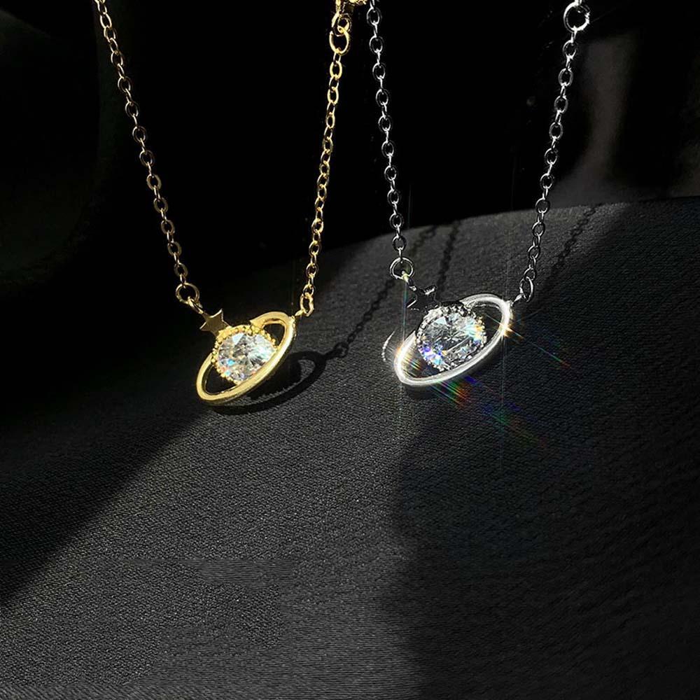 MXGOODS Vòng cổ Mặt Hình Hành Tinh Thời Trang Cho Nữ