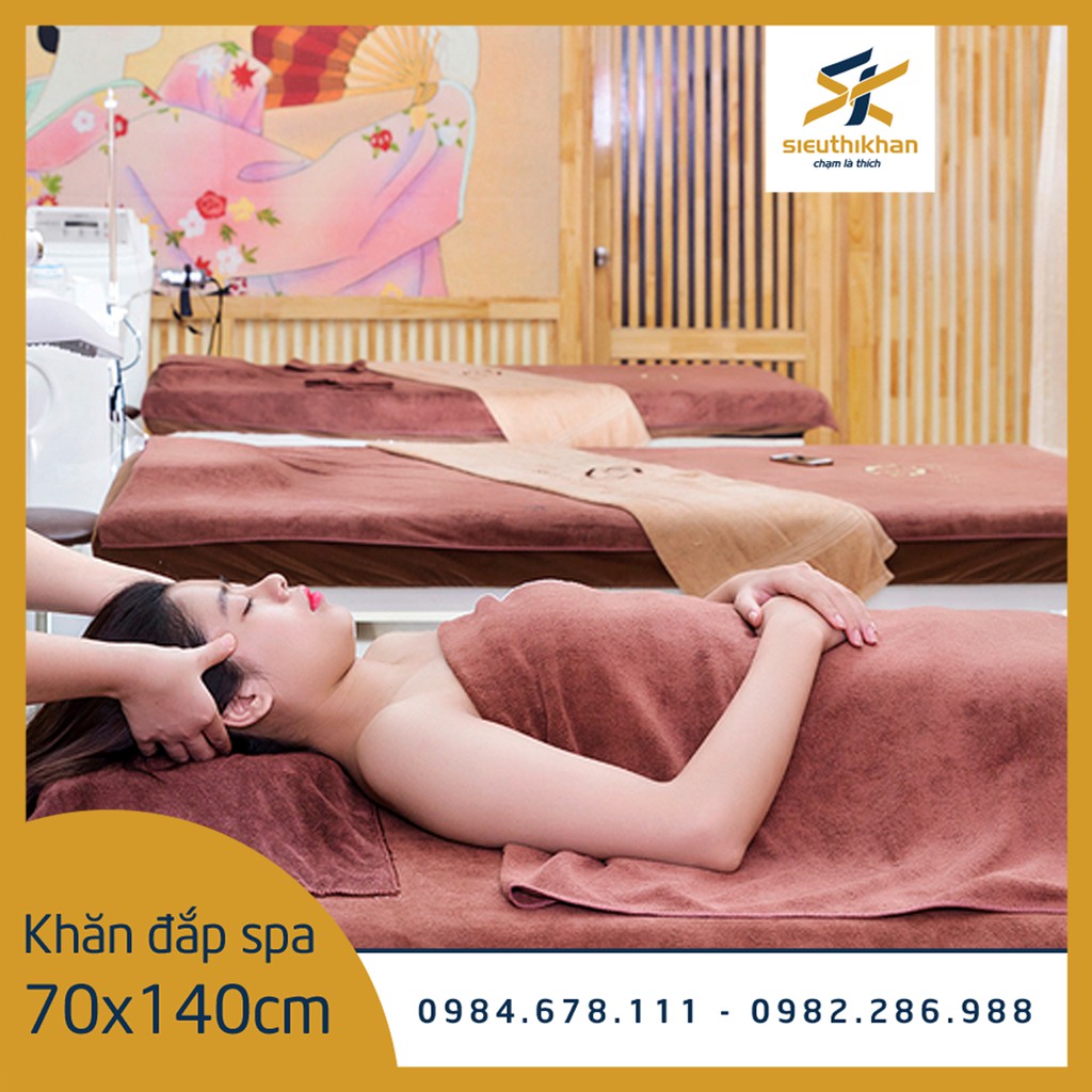 Khăn quấn body Spa, Khăn Tắm Spa 70x140cm | SIÊU THỊ KHĂN