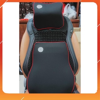 [Hàng Chính Hãng] Gối Tựa Đầu, Gối Tựa Lưng Cao Su Non Cao Cấp Dùng Cho Xe Ô Tô, Ghế Văn Phòng