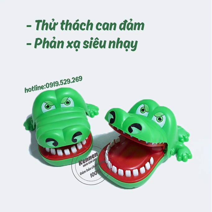 Đồ chơi Khám răng cá sấu  A