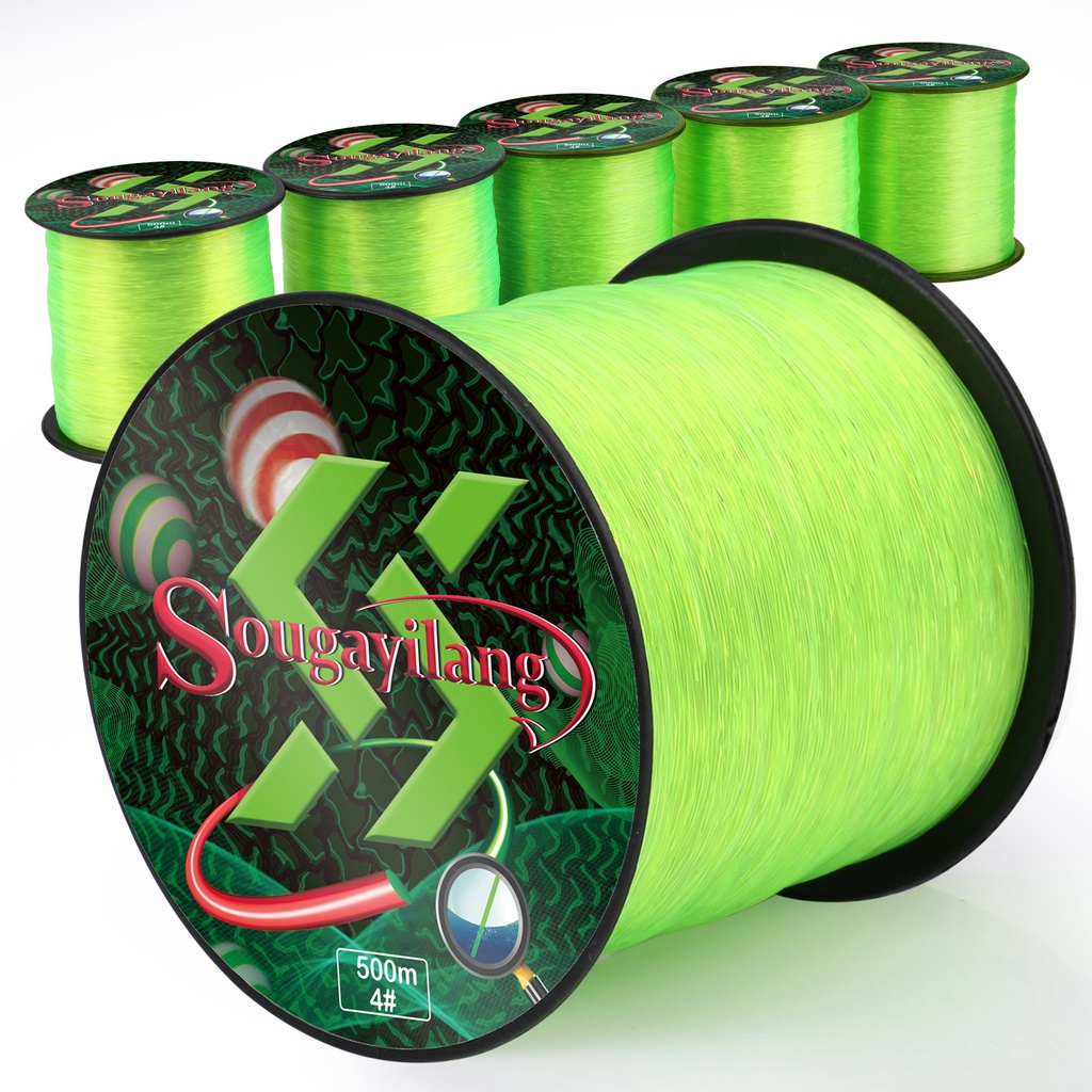 Dây cước câu cá SOUGAYILANG nylon 500M 23LB dạng chìm siêu mạnh mẽ