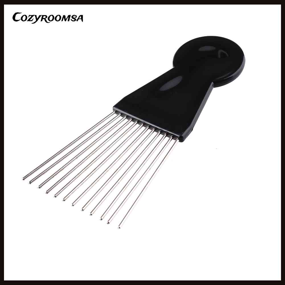 Lược Chải Tóc Răng Thưa Bằng Kim Loại Chuyên Dụng Cho Salon