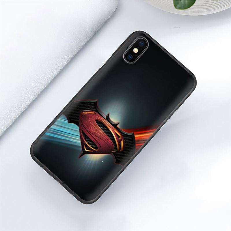 Ốp Điện Thoại Silicon Mềm Hình Batman Vs Superman 114z Cho Iphone 11 12 Pro Mini Xs Max X Xr