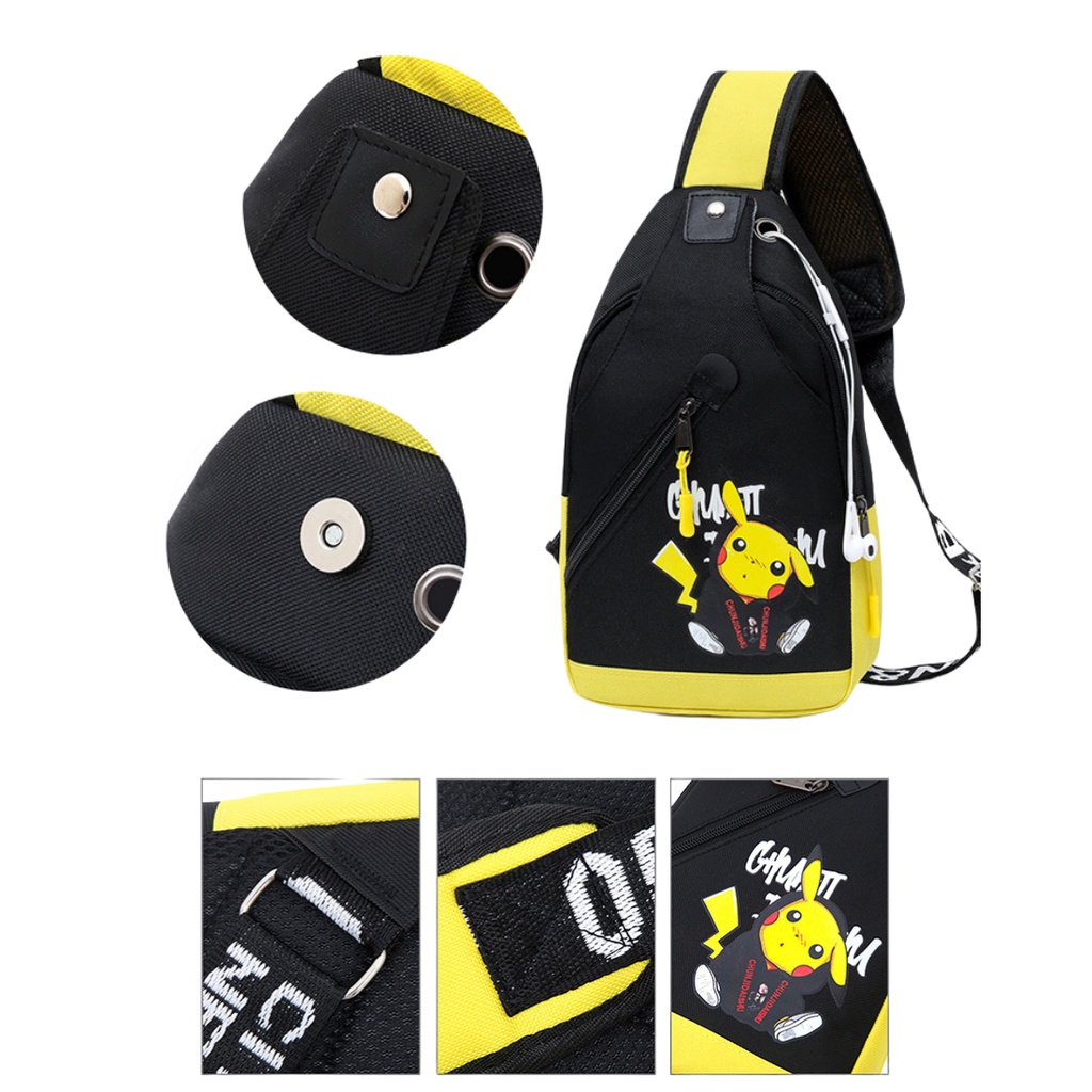  Túi đeo chéo nam da pu chống nước,tích hợp lỗ tai nghe tiện lợi | BigBuy360 - bigbuy360.vn