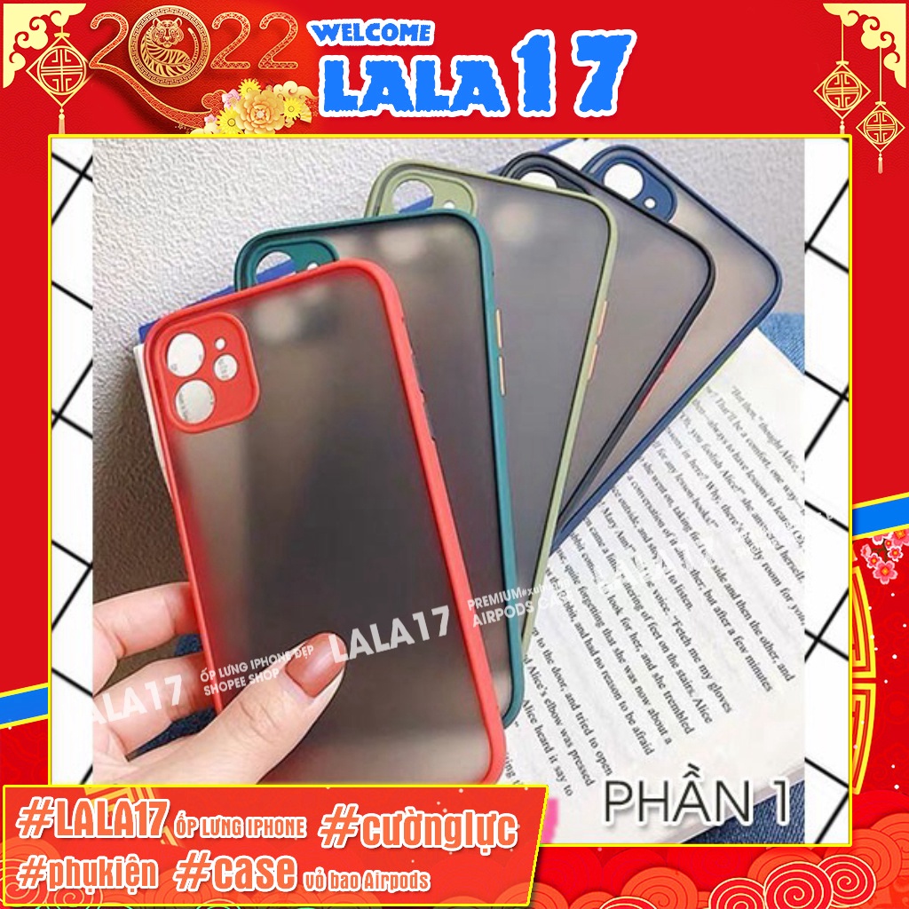 Ốp Iphone Basic camera Lưng Nhám Nhiều Màu Bảo Vệ Camera hot về thêm ip 12 pro max Lala17