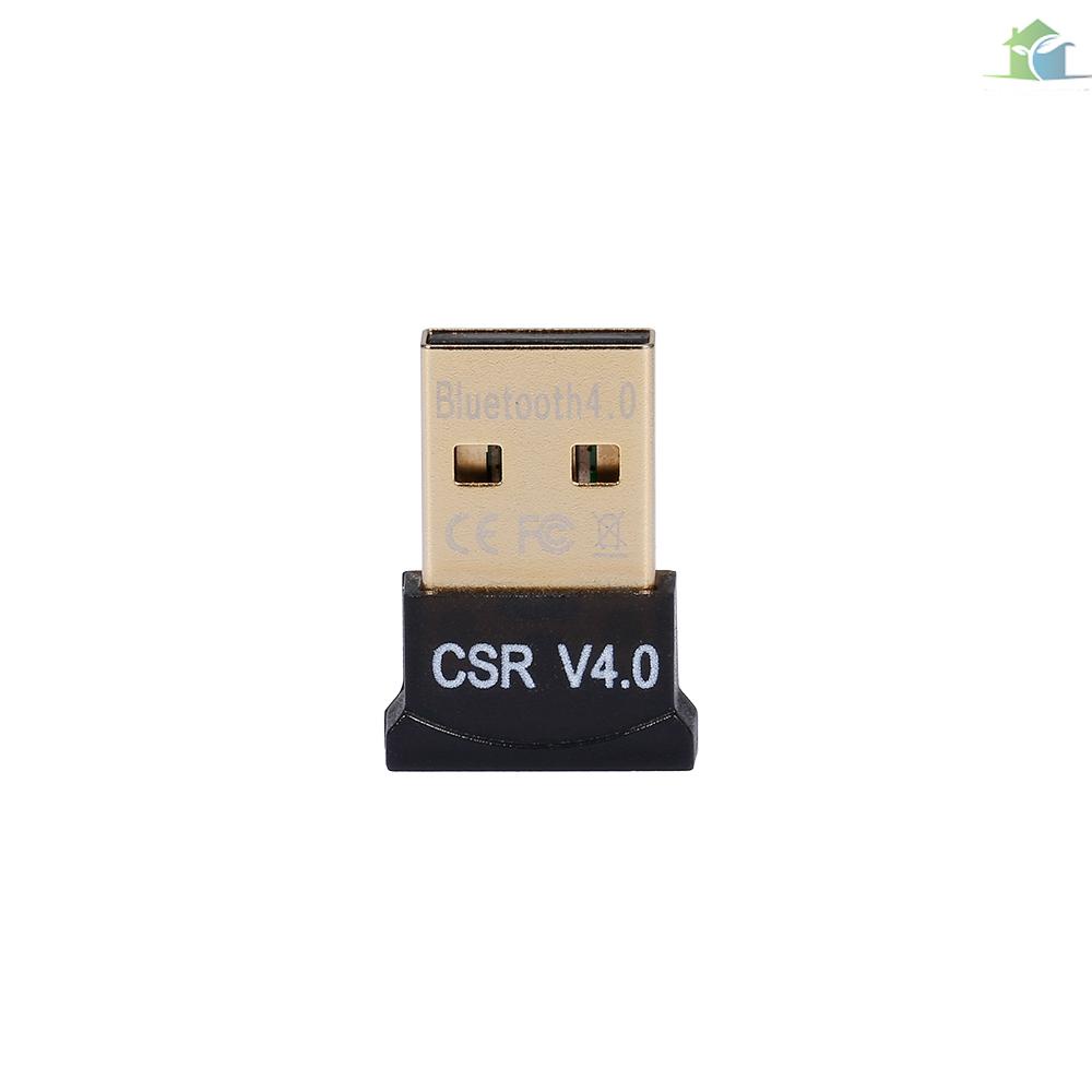 Usb Thu Phát Tín Hiệu Bluetooth Bt Csr4.0 Cho Windows 7 / 8 / 10 / Me / Xp / Vista