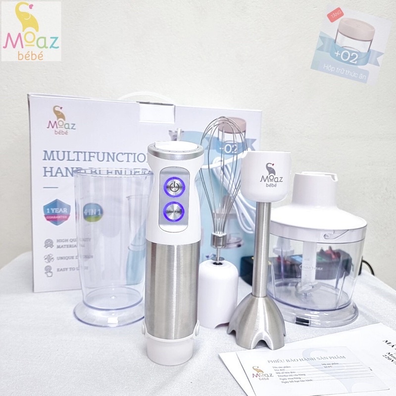 Máy Xay Cầm Tay Đa Năng MOAZ BEBE MB-026