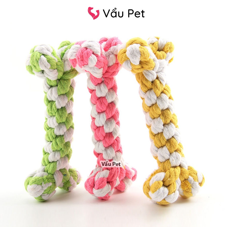 Xương gặm cho chó tết thừng - Xương đồ chơi cho chó Vẩu Pet Shop