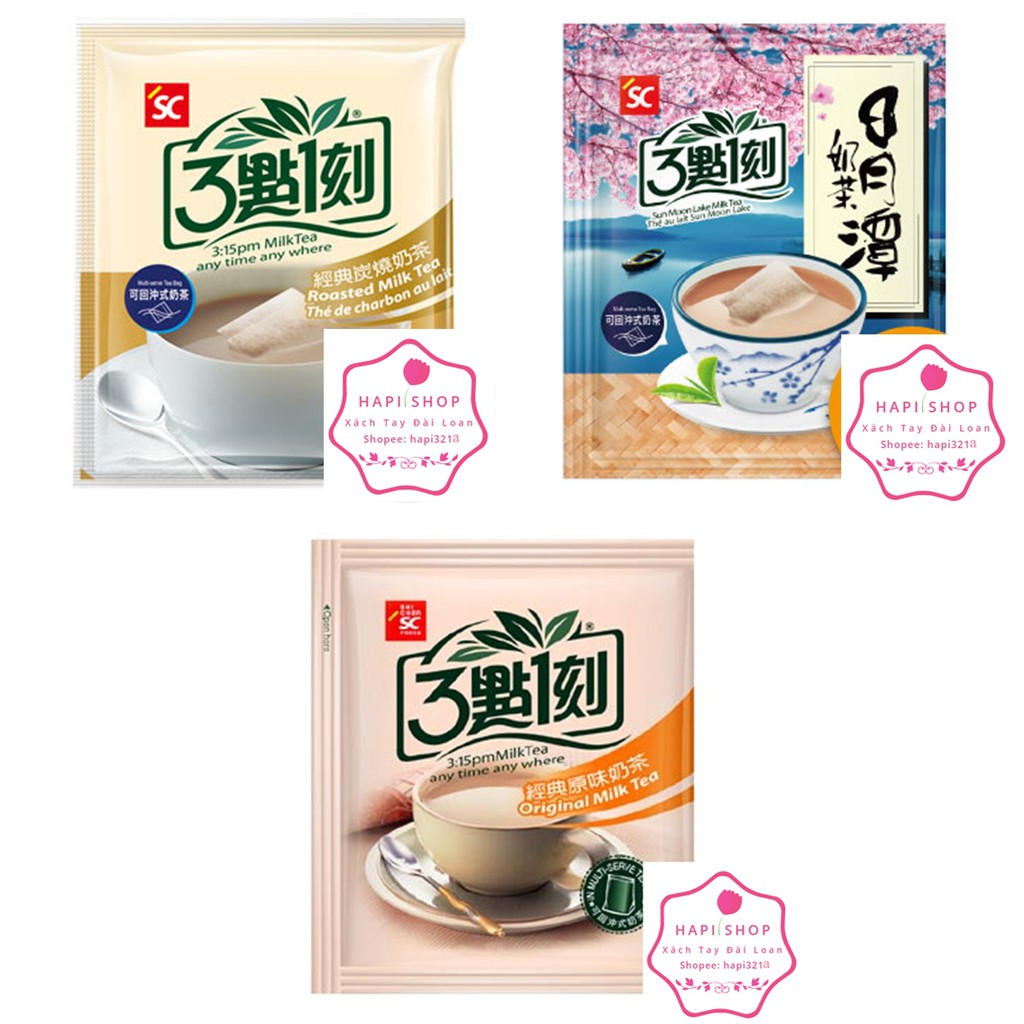 Gói lẻ Trà sữa túi lọc 3:15pm Đài Loan