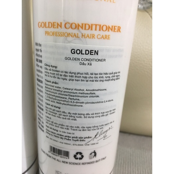 Dầu gội xả golden hương thơm văn phòng  500ml phục hồi tóc mềm mượt chống rụng tóc
