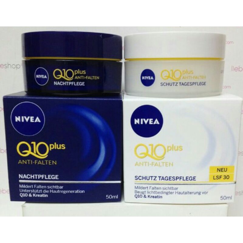 kem chống lão hóa ngày và đêm Q10-Nivea