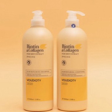 [CHÍNH HÃNG] Cặp Dầu Gội Xả VÀNG ⚡FreeShip⚡ BIOTIN & COLLAGEN Ngăn Ngừa Rụng Tóc