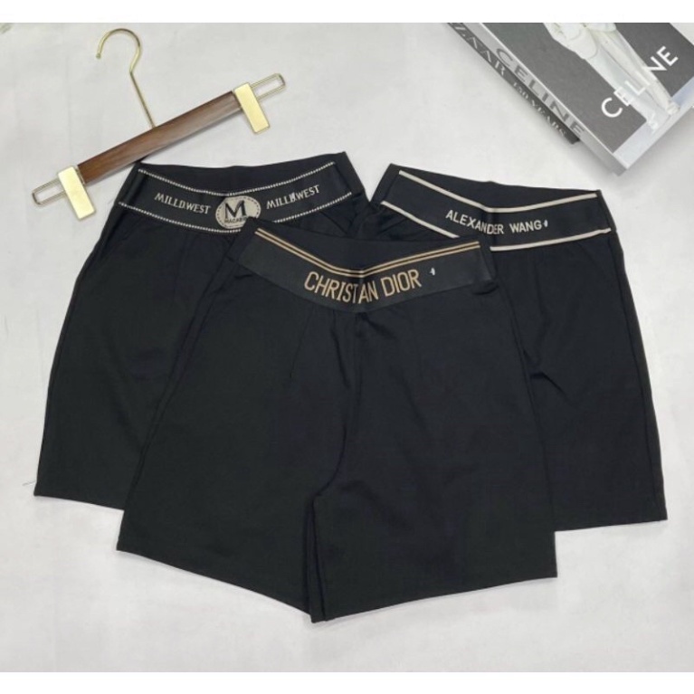 Quần short⚡️FREESHIP⚡️quần short đùi nữ cạp chữ vải umi hàn lạnh co giãn 4 chiều(cạp ngẫu nhiên) | BigBuy360 - bigbuy360.vn