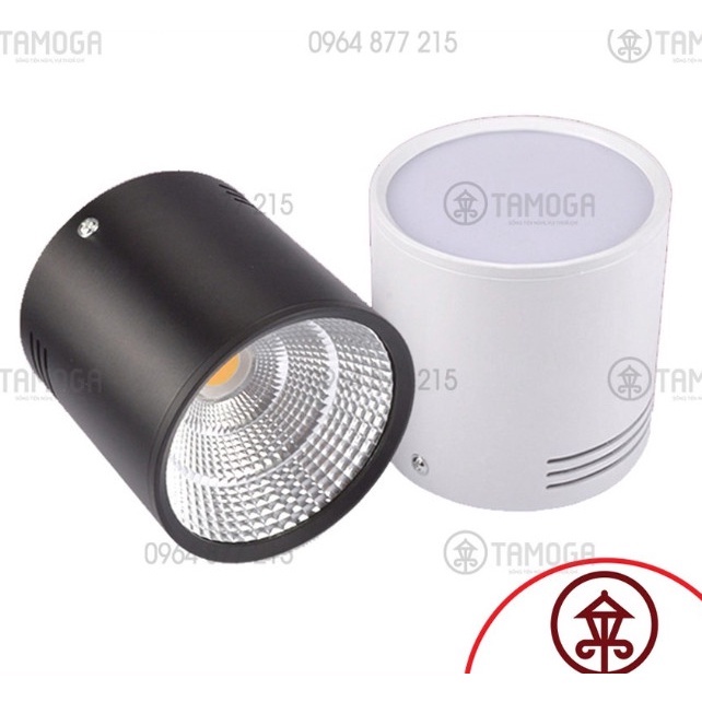Đèn ống bơ ốp trần nổi 12W ba màu + Bảo hành 2 năm TAMOGA DR 0740