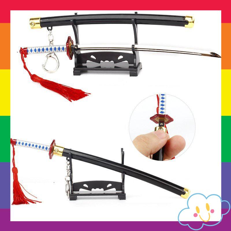 Mô Hình Móc Khóa Kiếm Tomioka Giyuu - Kimetsu No Yaiba 22cm