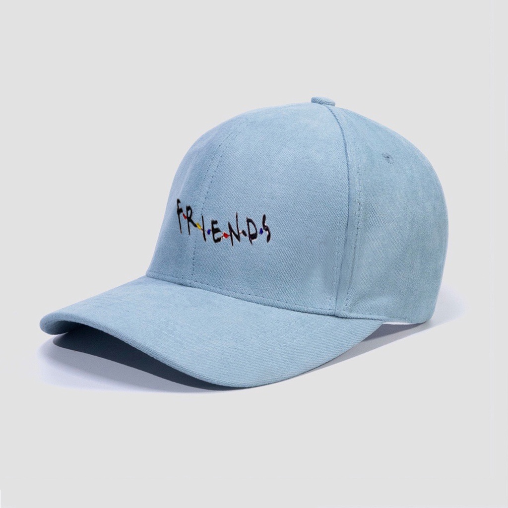 Mũ Lưỡi Trai Nón Kết Nhung Kaki Cao Cấp Thêu Chữ Friend 415 Phong Cách Ulzzang Form Unisex Nam Nữ - Hazo
