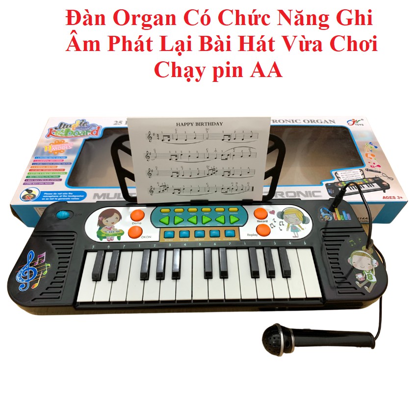 Đồ Chơi Đàn Organ Có Micro Đa Dạng Bài Hát Và Giai Điệu, Đa Dạng Mẫu, Cho Bé Tập Cảm Thụ Âm Nhạc - MEOMEOSHOP2021