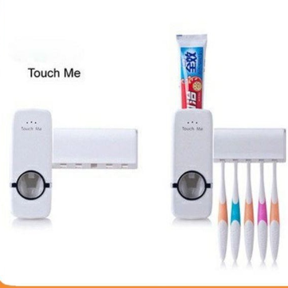 Dụng Cụ Nhả Kem Đánh Răng Tự Động - Hộp Đựng Bàn Chải Đánh Răng 2in1 Touch Me 101132