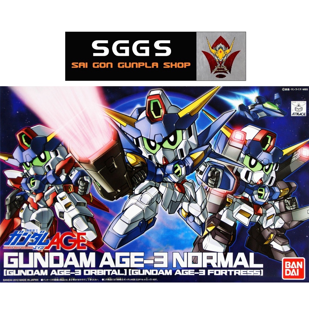 Mô Hình Gundam Sd Age 3 Normal Bandai Mô Hình Nhựa Đồ Chơi Lắp Ráp Anime Nhật