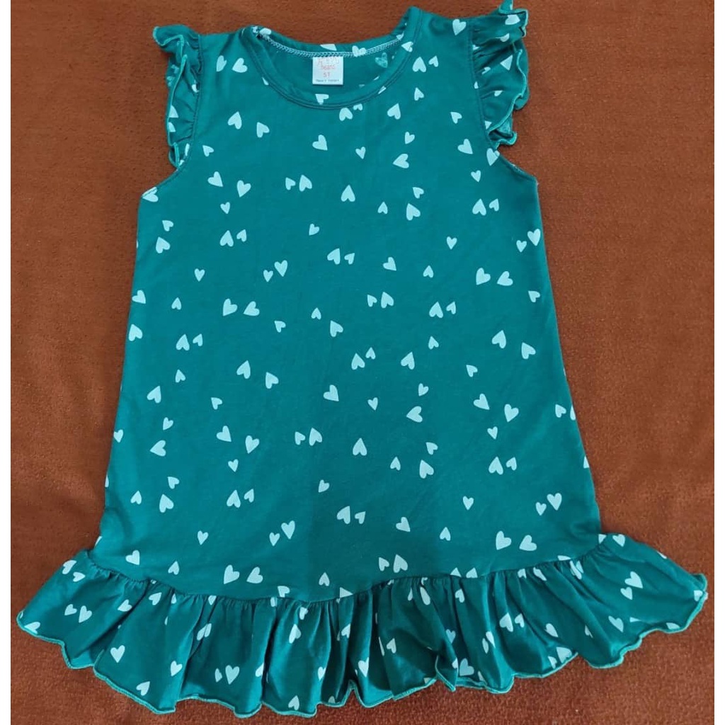 ĐẦM THUN COTTON XUẤT DƯ GIÁ RẺ  CHO BÉ GÁI, MIỄN PHÍ SHIP