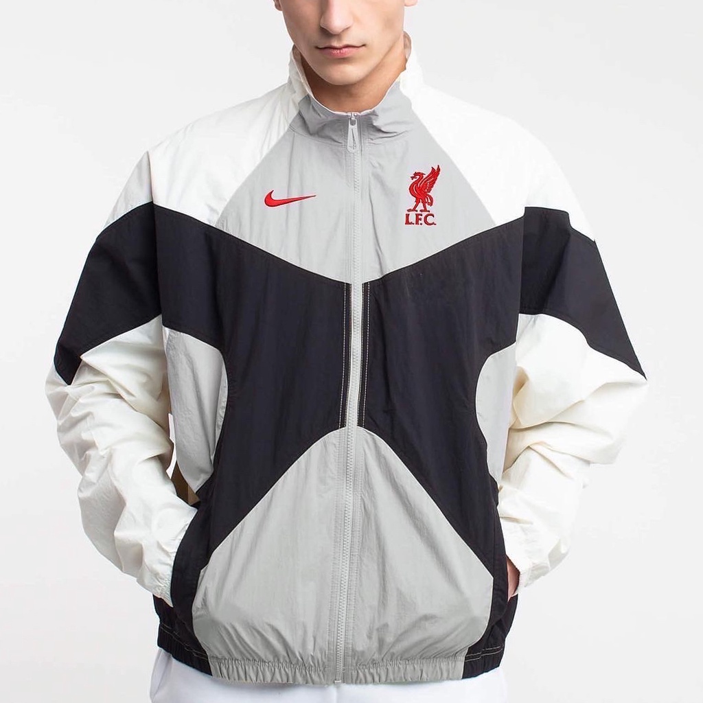 [HÀNG_CHÍNH_HÃNG] ÁO KHOÁC NIKE RE-ISSUE LIVERPOOL WOVEN JACKET - GREY