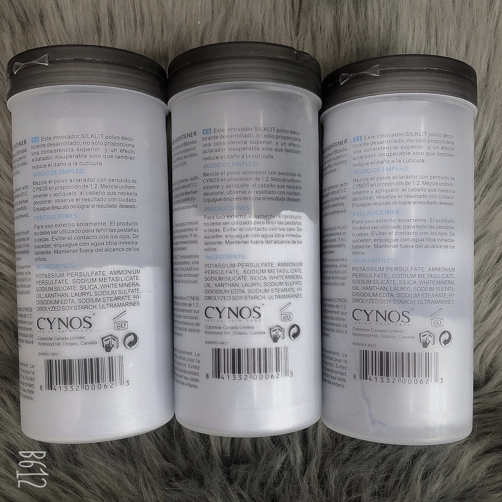 Bột tẩy Cynos 454g của Canada, chống rát da dầu, tẩy 1 lần lên tông 9