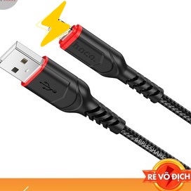 Cáp dây sạc Hoco bọc dù dài 1m cho IP6/7/8/plus/xs/x/xr/11/12/13/pro/max/promax/mini/5/5s/xsmax/6s