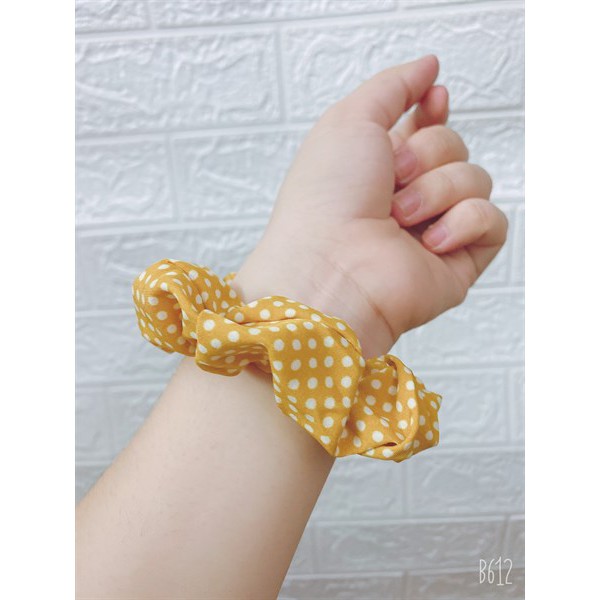 Cột tóc Vải Scrunchies - dây buộc tóc nhiều hình dễ thương chọn mẫu