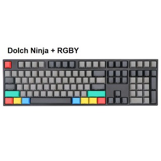Set Keycap PBT Ninja nút bàn phím cơ