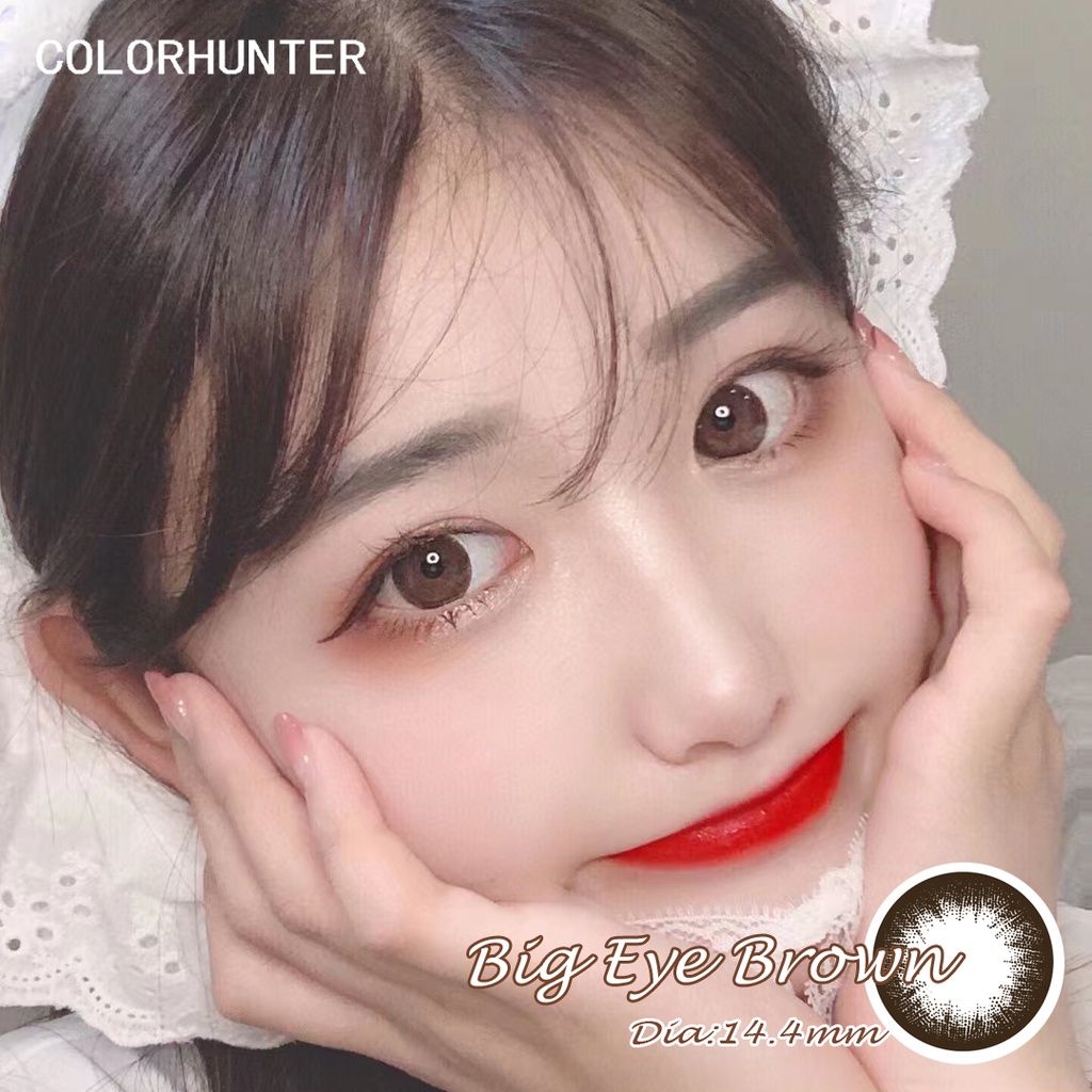 Cặp kính áp tròng COLORHUNTER dùng trong 1 năm 14.4mm 0 - 8 độ