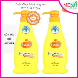 Sữa Tắm Gội Wesser 2 In 1 200ml