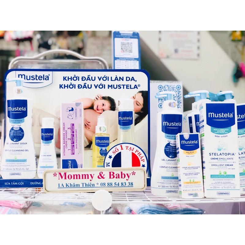 [CHÍNH HÃNG] BABY OIL DẦU MASSAGE MUSTELA CHO BÉ 100ml