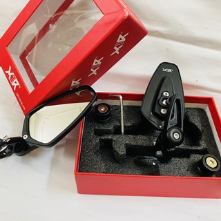 1 chiếc gương gù thái xịn hãng x1r - mặt kính trắng - gắn tay lái - gương gù xe máy - 3t racing