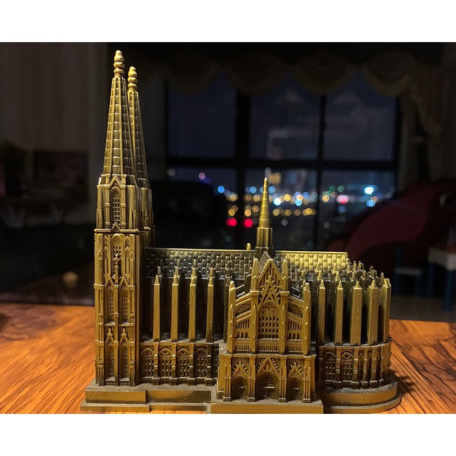 Nhà thờ Cologne mô hình thu nhỏ bằng hợp kim